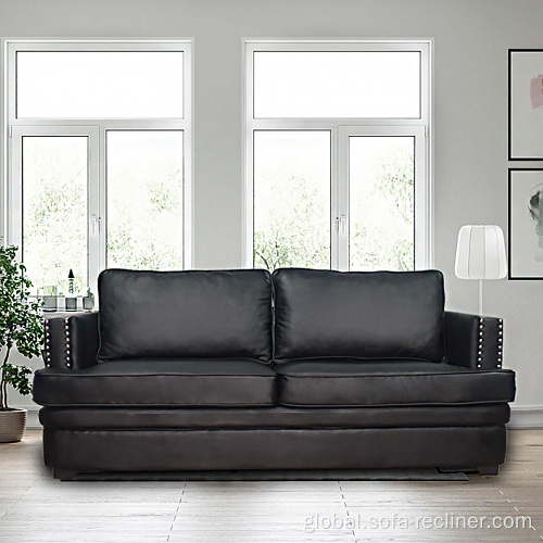 Leather Sectional Sofa Modern Home Furniture Living Room Leather Loveseats Supplier